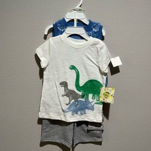 Dinosaur 3 piece set NWT